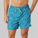 Saltwell Mens Bahama Swim Shorts Deep Sea