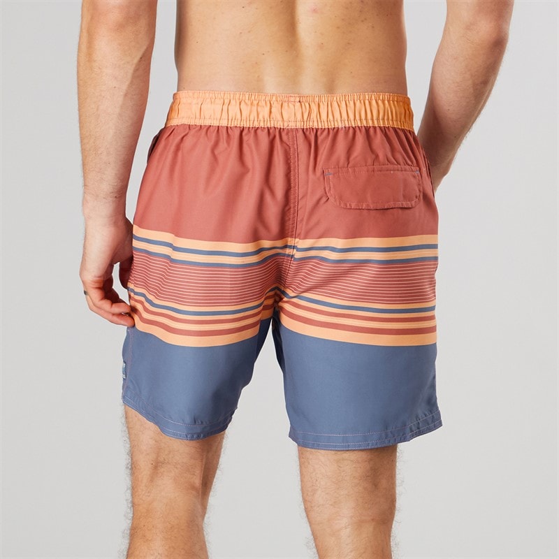 Saltwell Mens Cusco Swim Shorts Light Coral Light Charcoal - Image 2