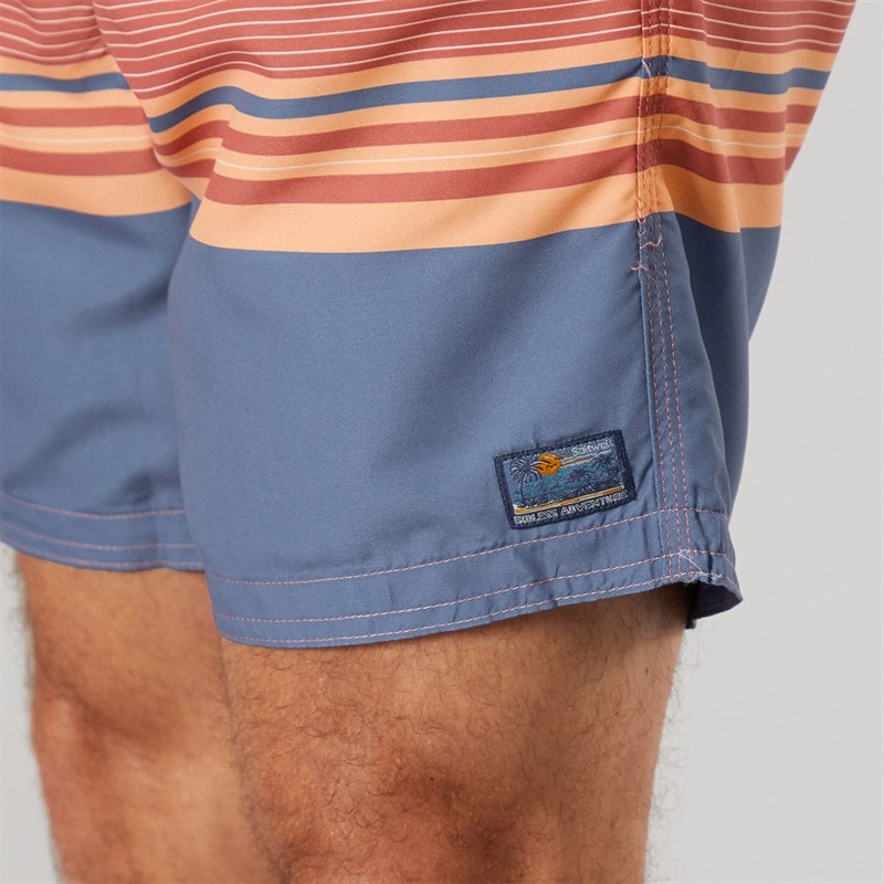 Saltwell Mens Cusco Swim Shorts Light Coral Light Charcoal - Image 3