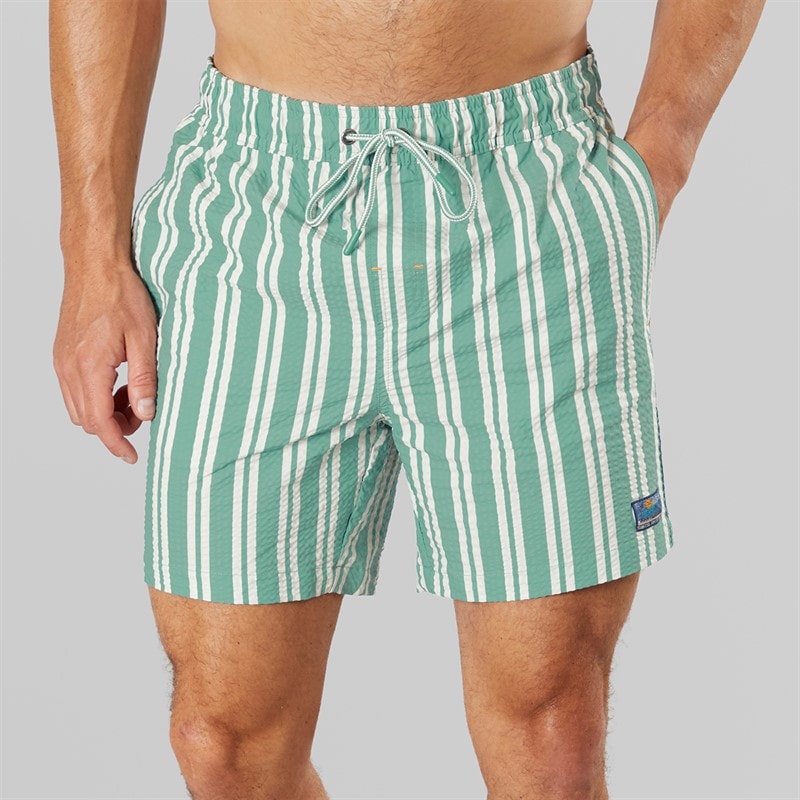 Saltwell Mens Belize Swim Shorts Aqua Green
