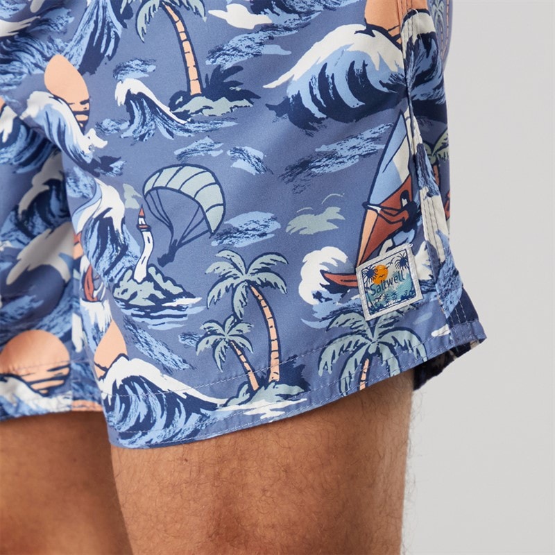 Saltwell Mens Rio Swim Short River - Image 3
