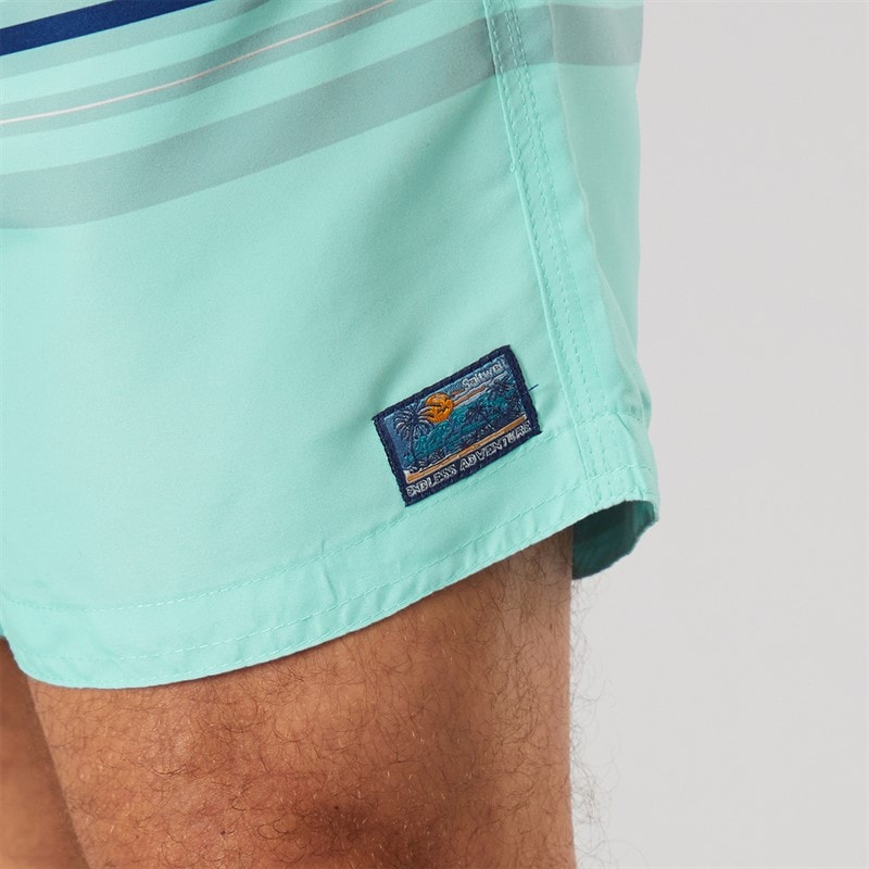 Saltwell Mens Cusco Swim Shorts Dark Mint - Image 3