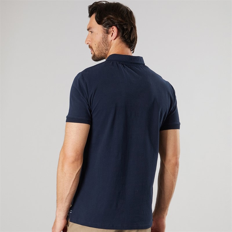 Saltwell Mens Coastal Polo Shirt Navy - Image 2