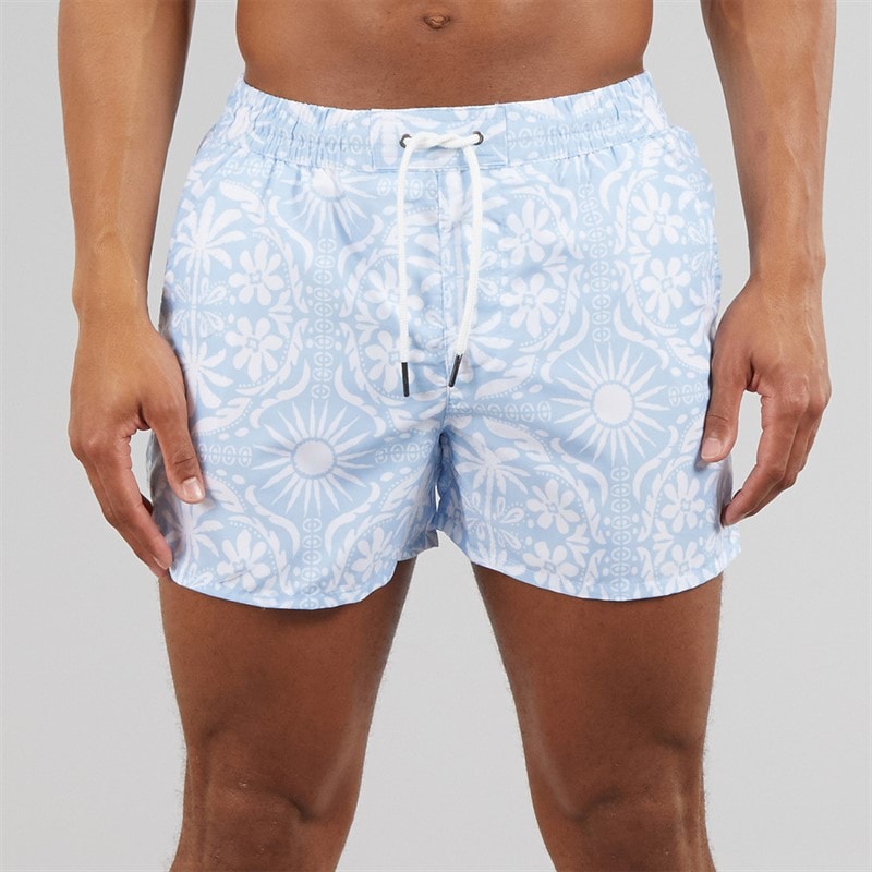 Aray Mens Bora Bora Swim Shorts Bora Bora Blue - Image 1