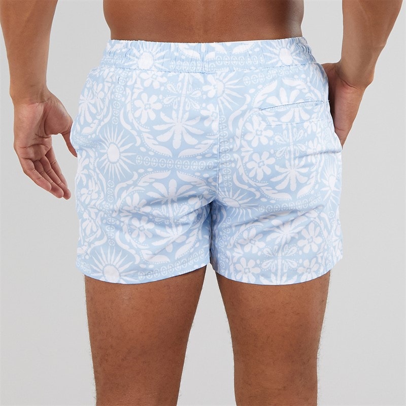 Aray Mens Bora Bora Swim Shorts Bora Bora Blue - Image 2