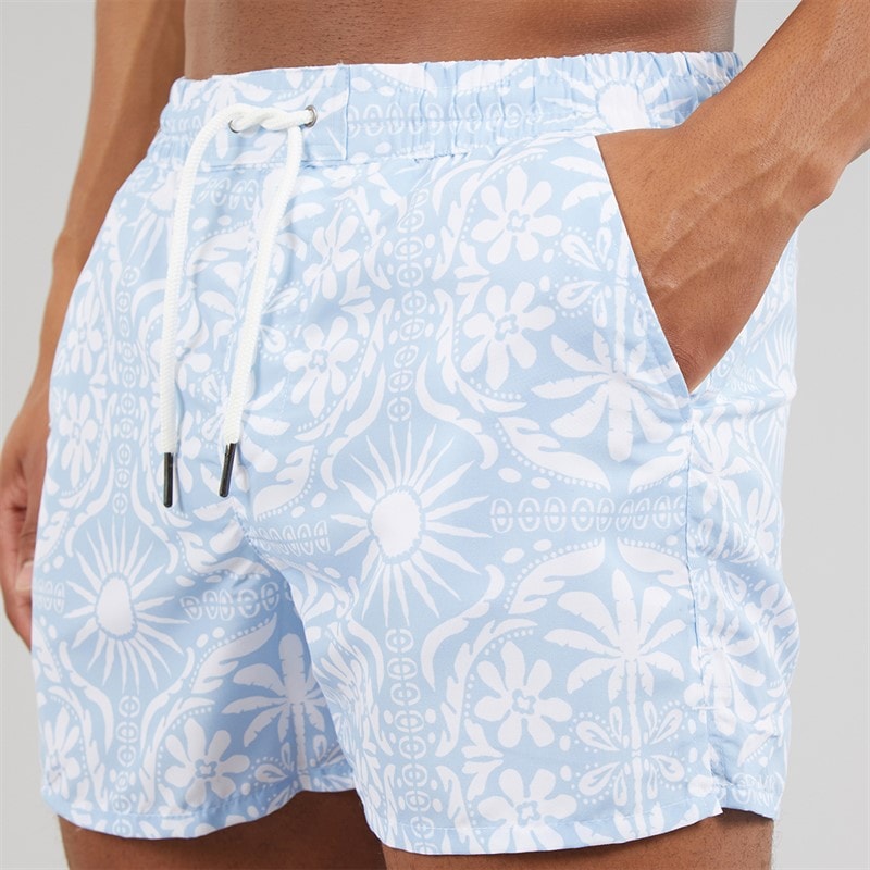 Aray Mens Bora Bora Swim Shorts Bora Bora Blue - Image 3