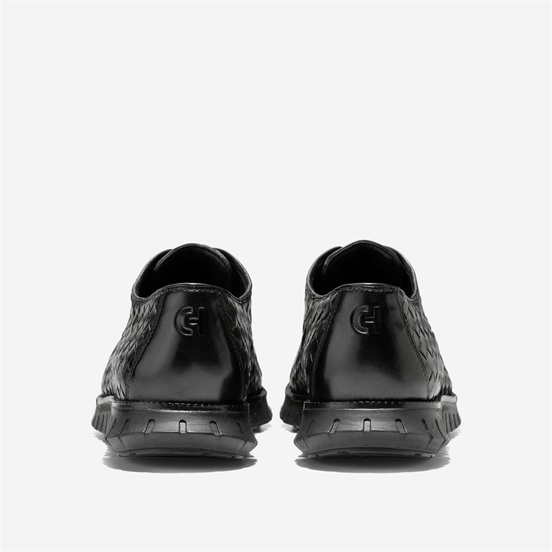 Cole Haan Mens Zerogrand Remastered Woven OX Shoes Black/Black - Image 3
