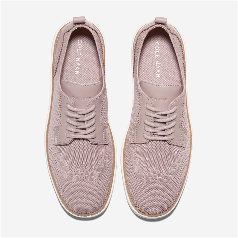 Cole Haan Womens Original Grand Camarin Stitchlite Oxford Shoes Ivory - Image 4
