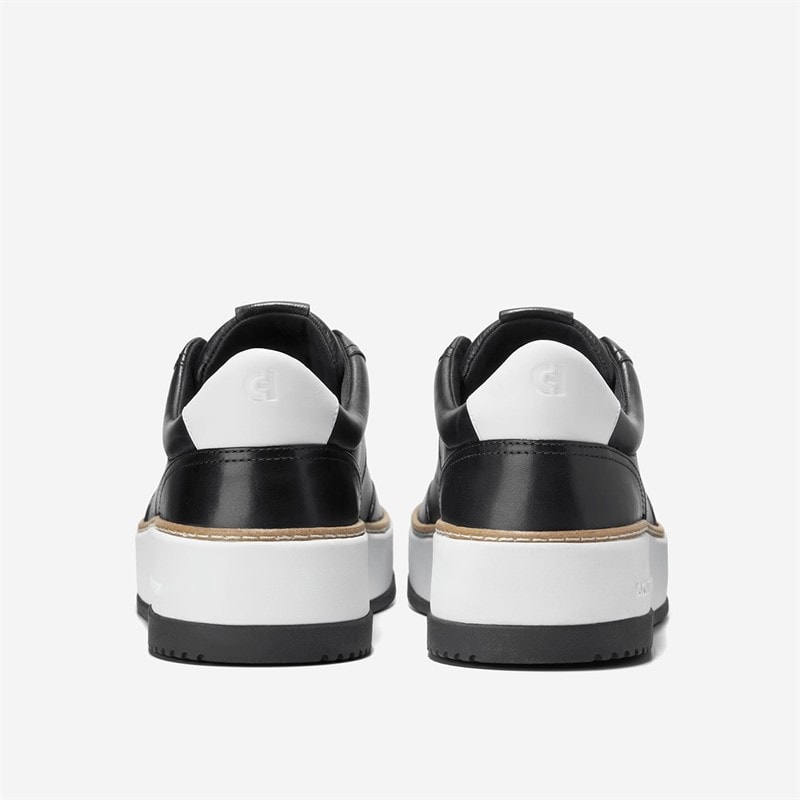 Cole Haan Womens Grandpro Maxfield Slip On Trainers Black/White - Image 3