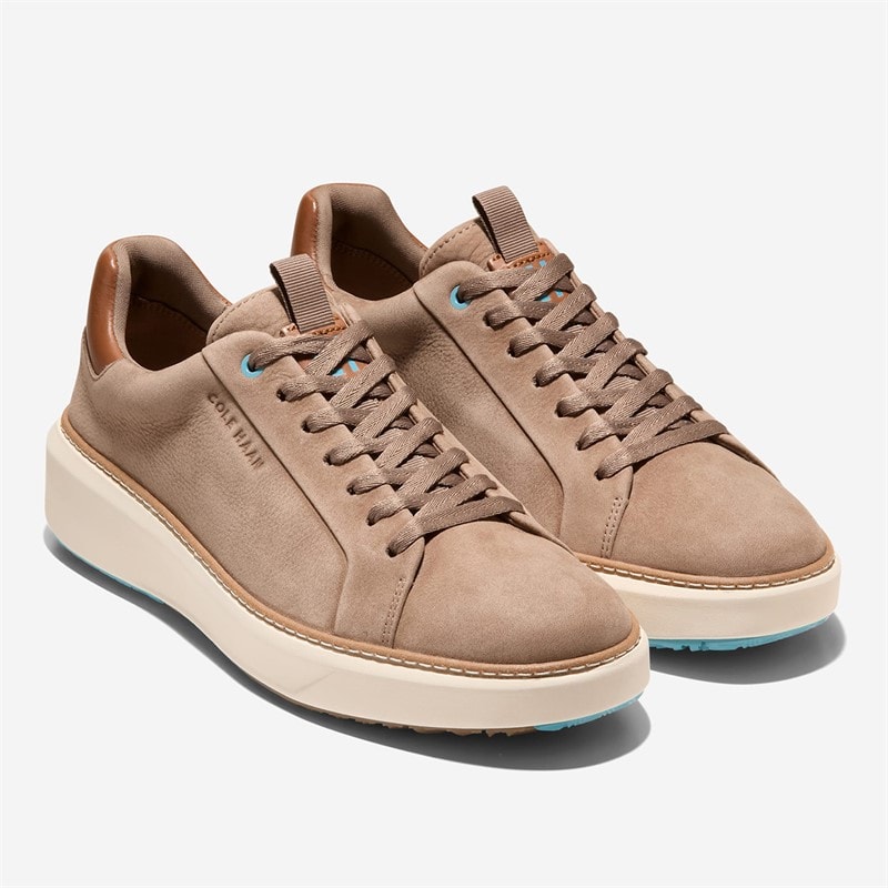 Cole Haan Mens Grandpro Topspin Golf Shoes Irish Coffee/Golden Honey - Image 5