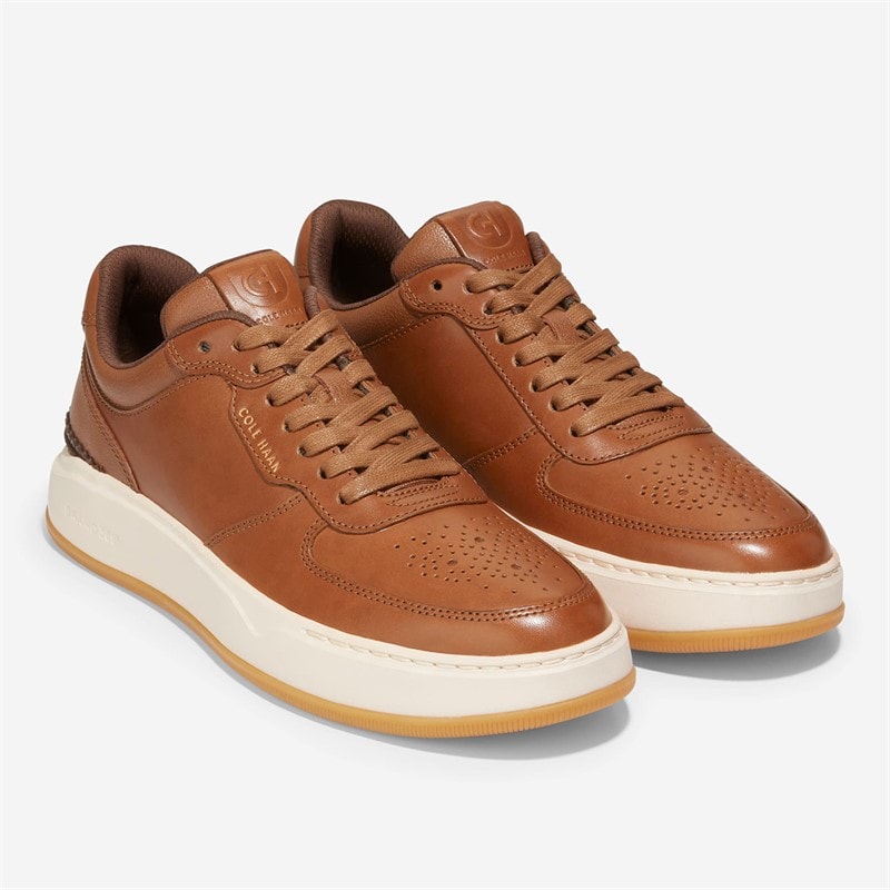Cole Haan Mens Granpro Crossover Trainers British Tan/Ivory - Image 5