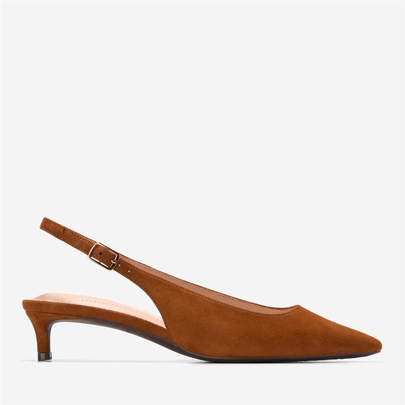 Cole Haan Womens Go-To Jocelyn Slingback Shoes Tobacco - Image 1