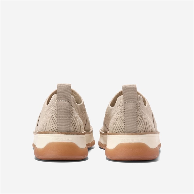 Cole Haan Womens Zerogrand Rella Stitchlite Slip On Trainers Rye Knit/Ivory - Image 3