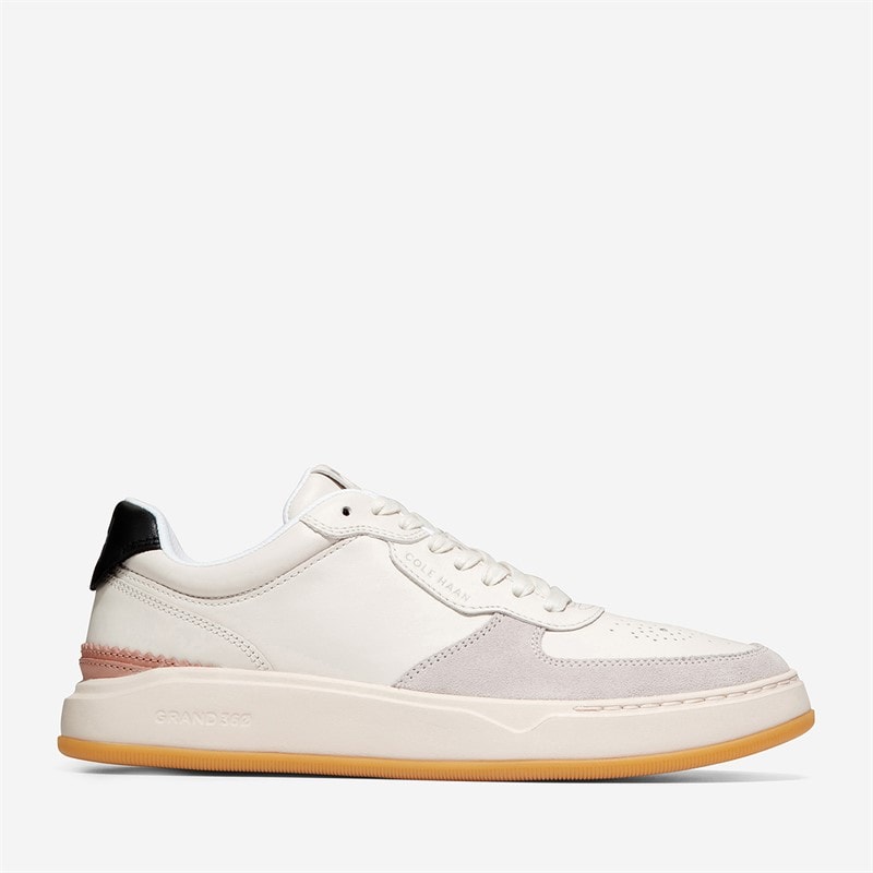 Cole Haan Mens Granpro Crossover Trainers Ivory/Gum/Black - Image 1