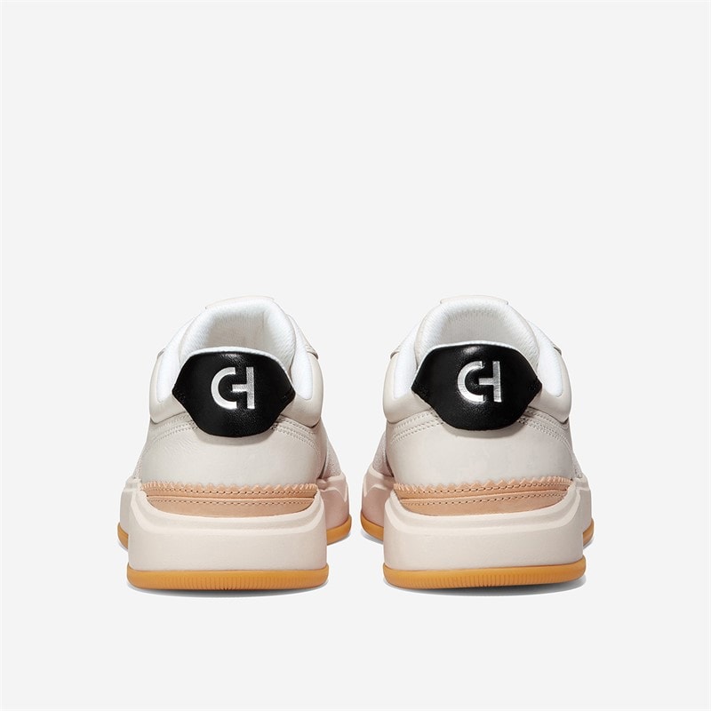 Cole Haan Mens Granpro Crossover Trainers Ivory/Gum/Black - Image 3