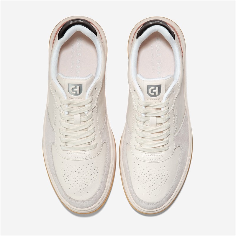 Cole Haan Mens Granpro Crossover Trainers Ivory/Gum/Black - Image 4