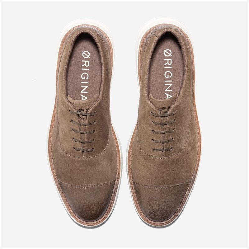 Cole Haan Mens Original Grand Cityspectre Cap Toe Oxford Shoes Morel - Image 4