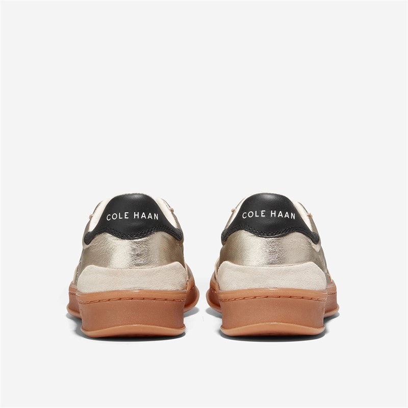 Cole Haan Womens Grandpro Breakaway Trainers Gold/Birch/Black - Image 3