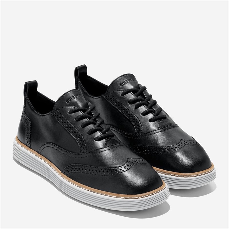 Cole Haan Womens Original Grand Camarin Wingtip Oxford Shoes Black - Image 5