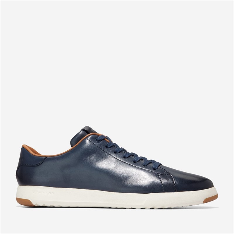 Cole Haan Mens Grandpro Tennis Trainers Blazer Blue Handstain - Image 1