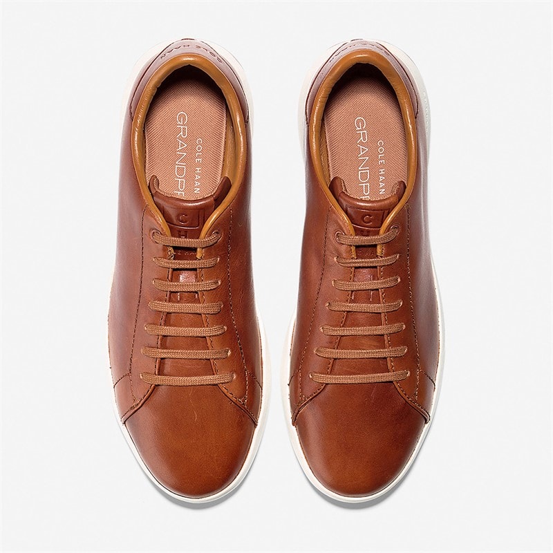 Cole Haan Mens Grandpro Tennis Trainers Woodbury Handstain - Image 4