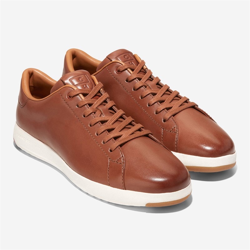Cole Haan Mens Grandpro Tennis Trainers Woodbury Handstain - Image 5