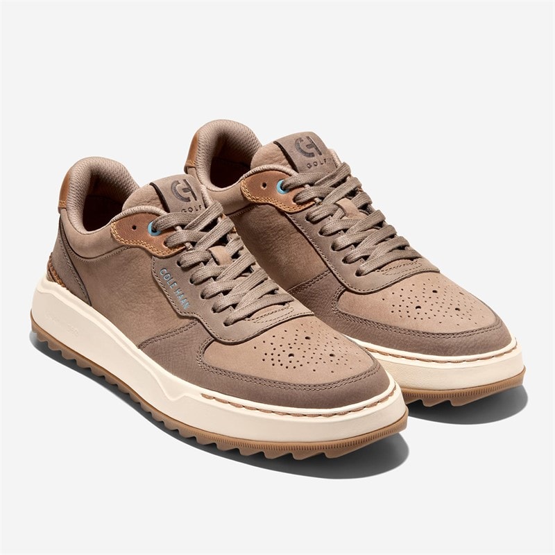 Cole Haan Mens Grandpro Crossover Golf Shoes Irish Coffee/Morel/Ivory - Image 5