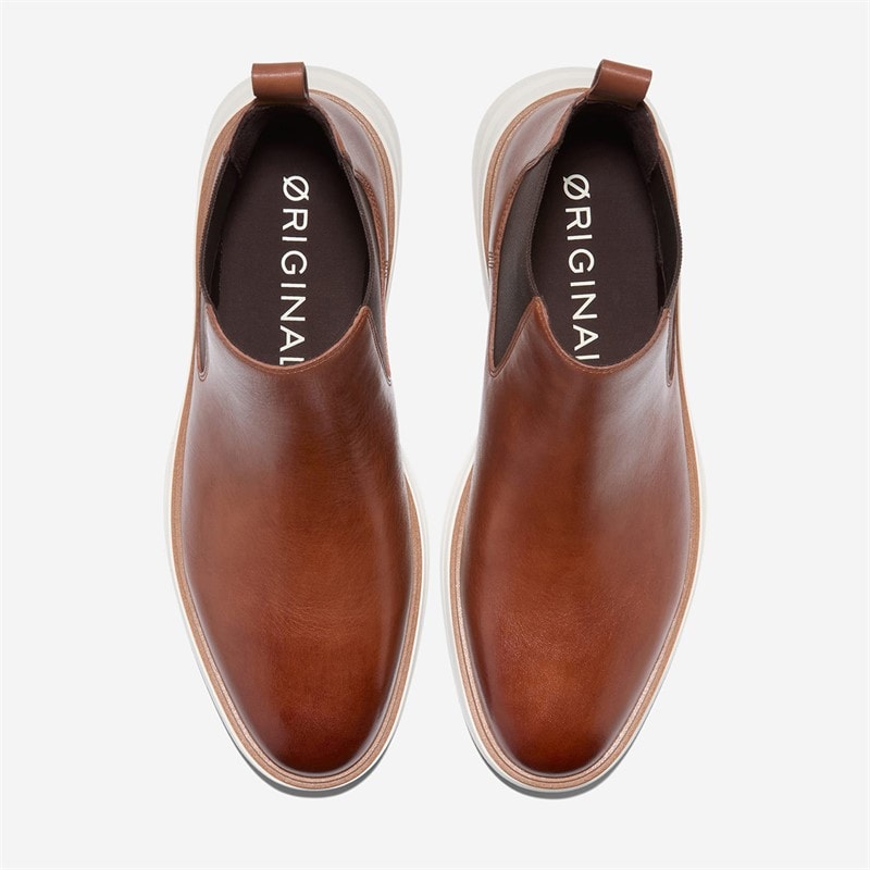 Cole Haan Mens Original Grand Cityspectre Chelsea Boots Woodbury/Dark Natural - Image 4