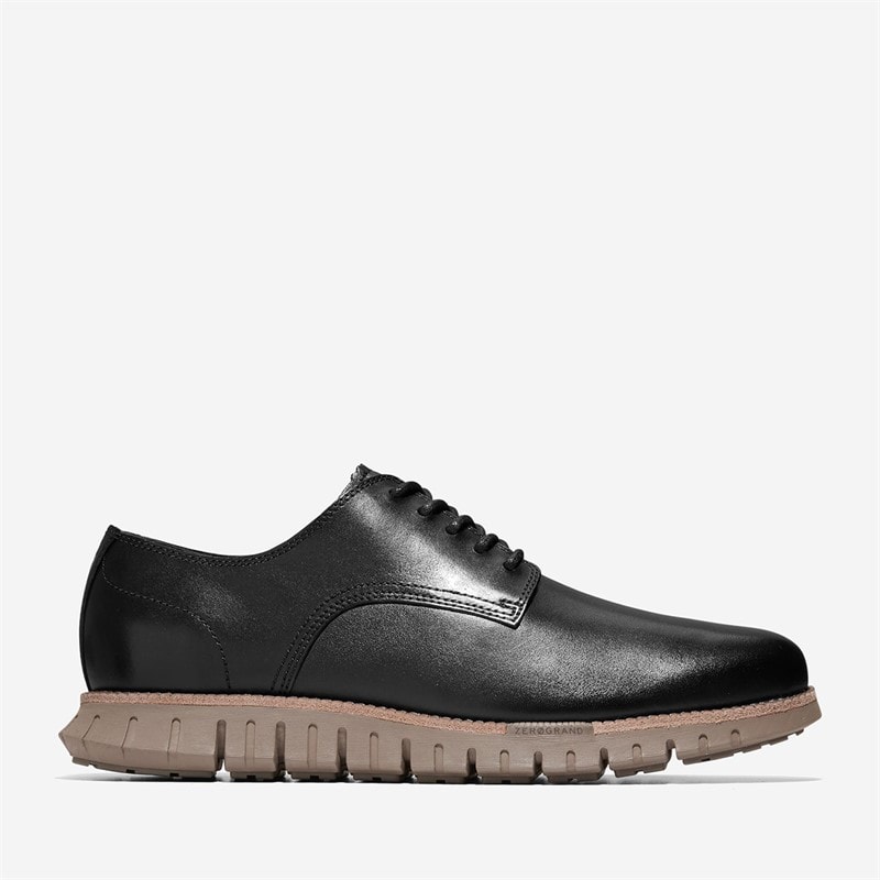 Cole Haan Mens Zerogrand Remastered Plain Toe Oxford Shoes Black/Irish Coffee - Image 1