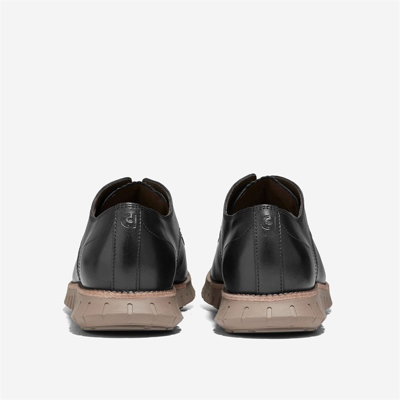 Cole Haan Mens Zerogrand Remastered Plain Toe Oxford Shoes Black/Irish Coffee - Image 3
