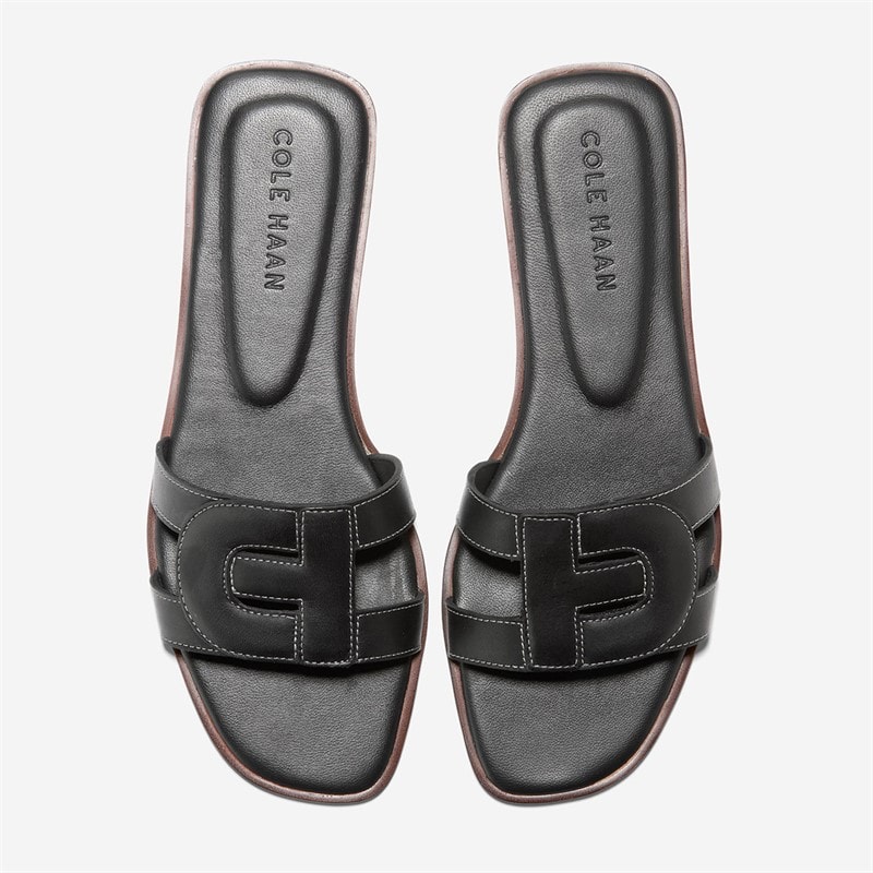 Cole Haan Womens Chrisee Slide Sandals Black - Image 4