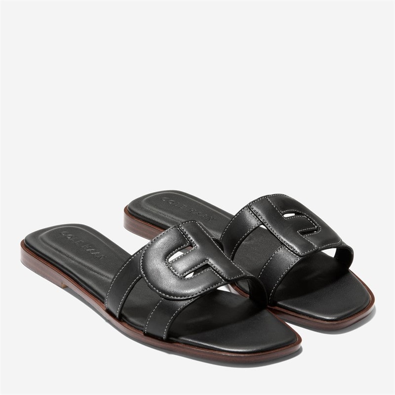 Cole Haan Womens Chrisee Slide Sandals Black - Image 5