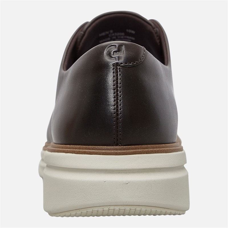 Cole Haan Mens Øriginalgrand Cityspectre Wholecut Wide Fit Oxford Shoes Dark Chocolate/Silver Birch Dark Chocolate-Silver Birch - Image 3