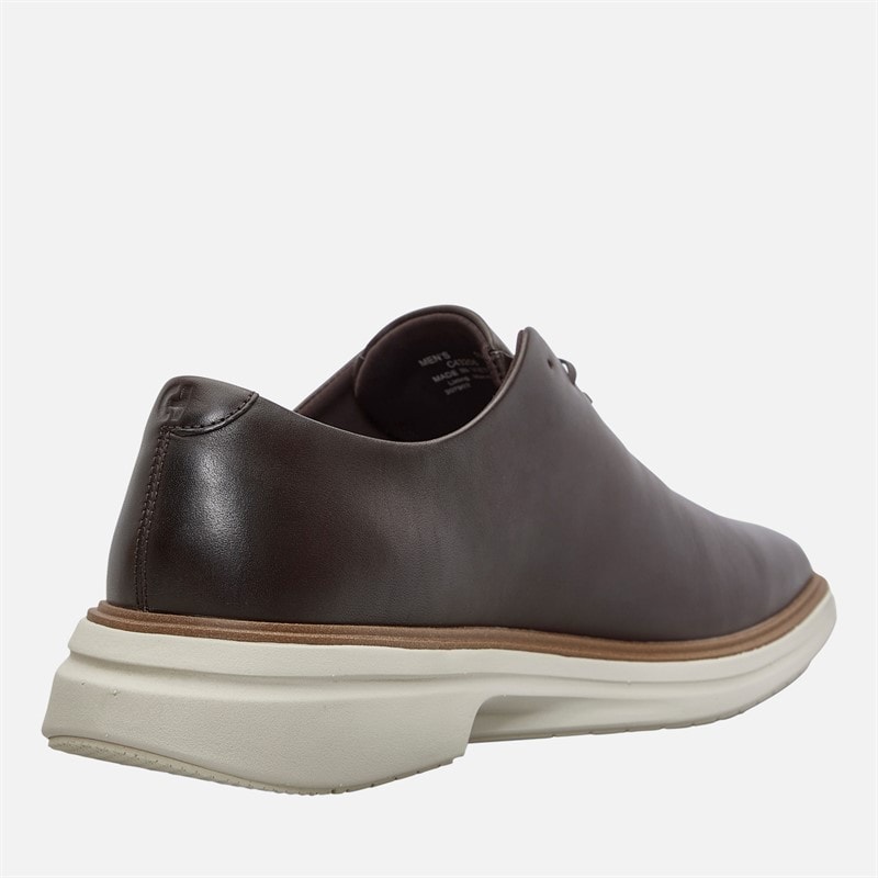 Cole Haan Mens Øriginalgrand Cityspectre Wholecut Wide Fit Oxford Shoes Dark Chocolate/Silver Birch Dark Chocolate-Silver Birch - Image 5