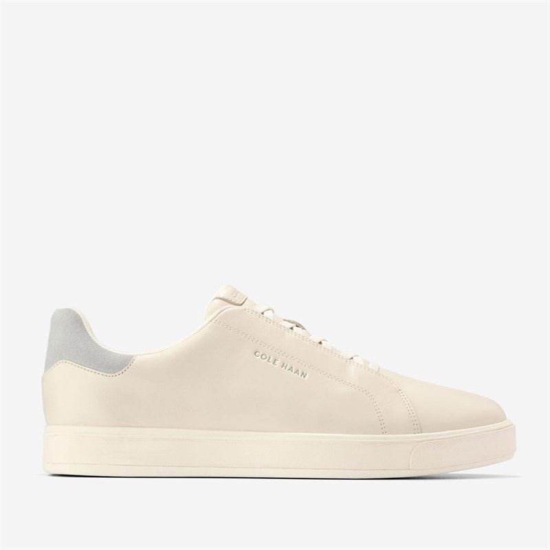 Cole Haan Mens Grandprø Luxe Slip On Trainers Ivory/Microchip/Ivory Ivory-Microchip-Ivory