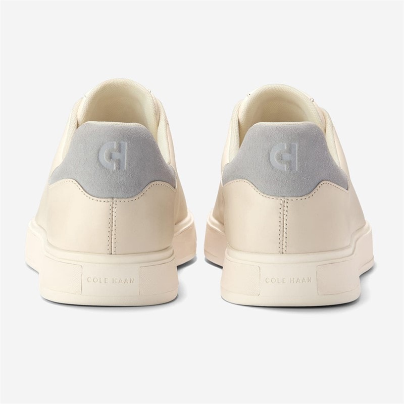 Cole Haan Mens Grandprø Luxe Slip On Trainers Ivory/Microchip/Ivory Ivory-Microchip-Ivory - Image 4