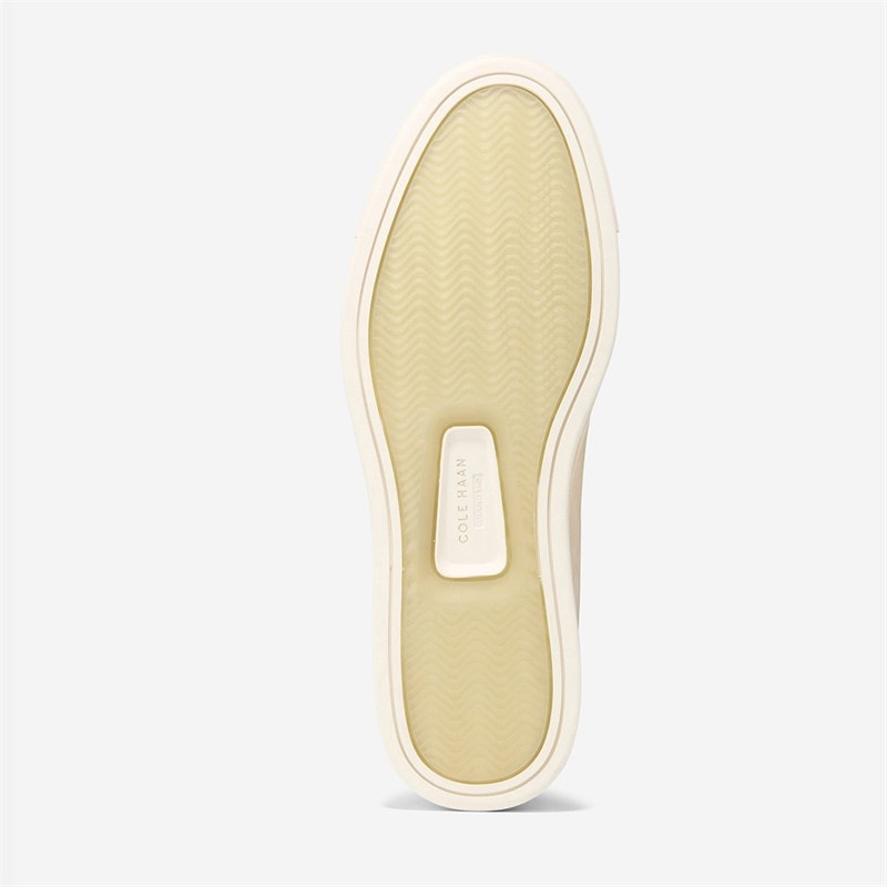 Cole Haan Mens Grandprø Luxe Slip On Trainers Ivory/Microchip/Ivory Ivory-Microchip-Ivory - Image 5