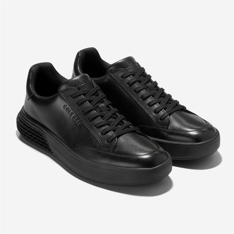 Cole Haan Mens Grandprø Halfcourt Skyweave™ Trainers Black - Image 2