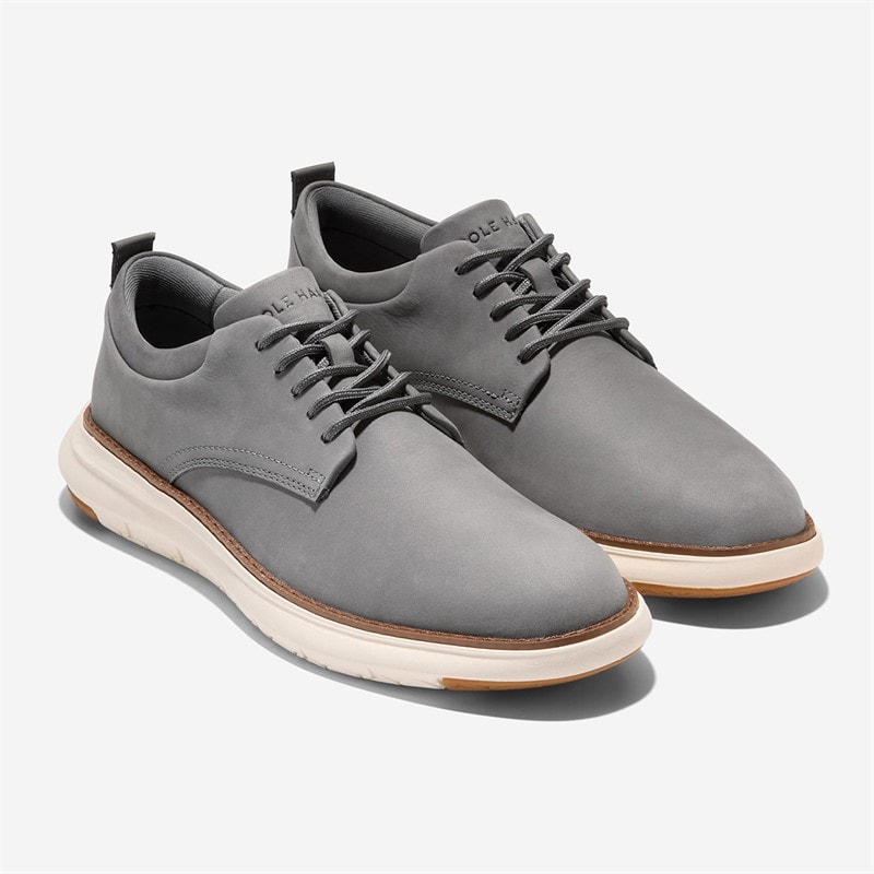 Cole Haan Mens Grand Remix Oxford Shoes Quiet Shade/Ivory Quiet Shade-Ivory - Image 2