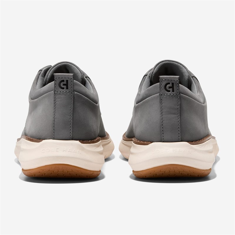 Cole Haan Mens Grand Remix Oxford Shoes Quiet Shade/Ivory Quiet Shade-Ivory - Image 4