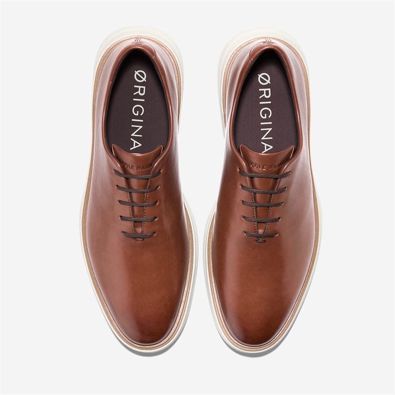 Cole Haan Mens Øriginalgrand Cityspectre Wholecut Oxford Shoes Woodbury/Silver Birch Woodbury-Silver Birch - Image 3