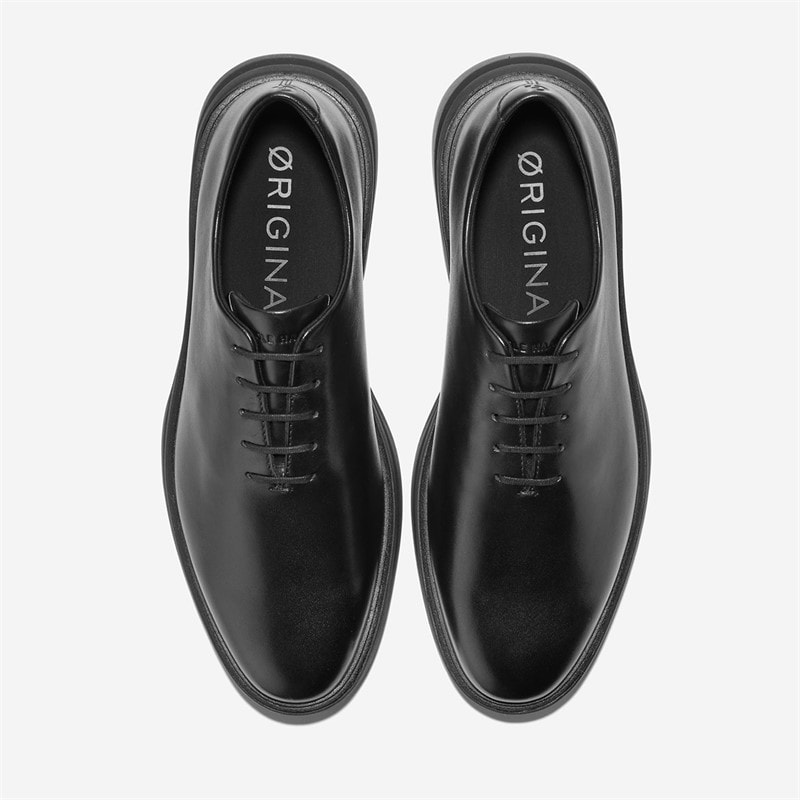 Cole Haan Mens Øriginal Grand Cityspectre Wholecut Wide Fit Oxford Shoes Black - Image 3