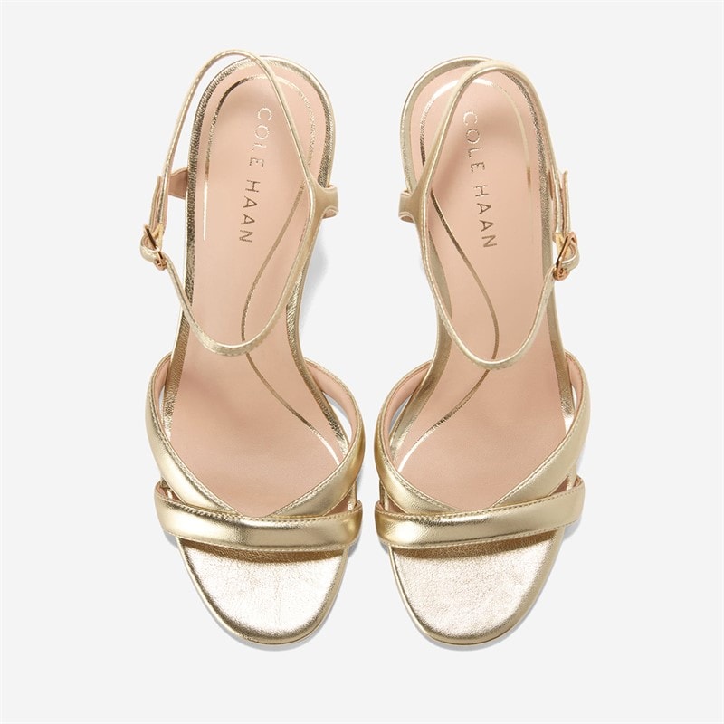 Cole Haan Womens Constantina Sandals Gold - Image 3