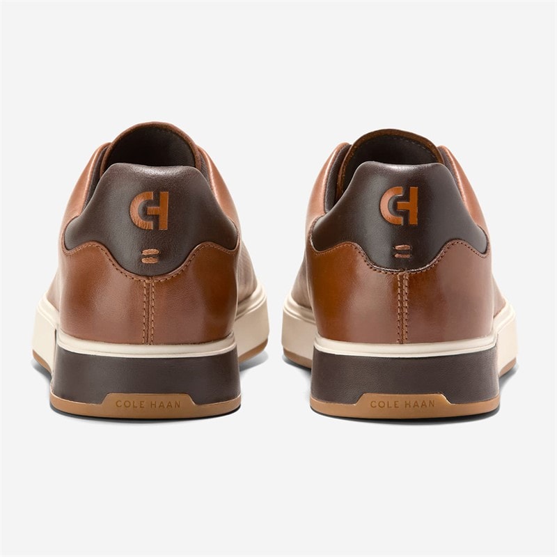 Cole Haan Mens Grandprø Angleace Trainers British Tan/Chocolate/Ivory British Tan-Chocolate-Ivory - Image 4
