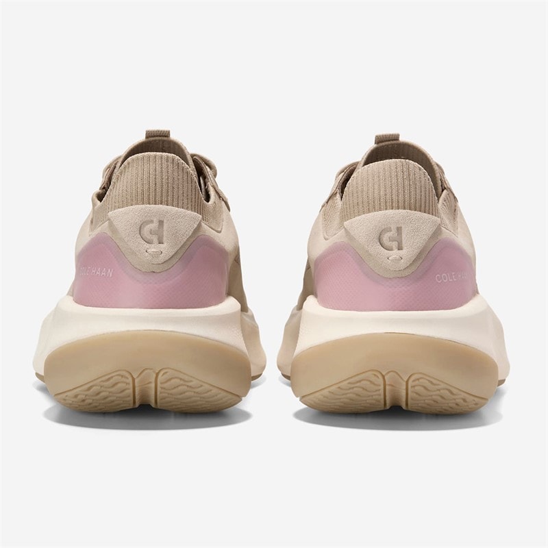 Cole Haan Womens Grandprø All-Day Leather Running Shoes Sesame/Zephyr/Ivory Sesame-Zephyr-Ivory - Image 4