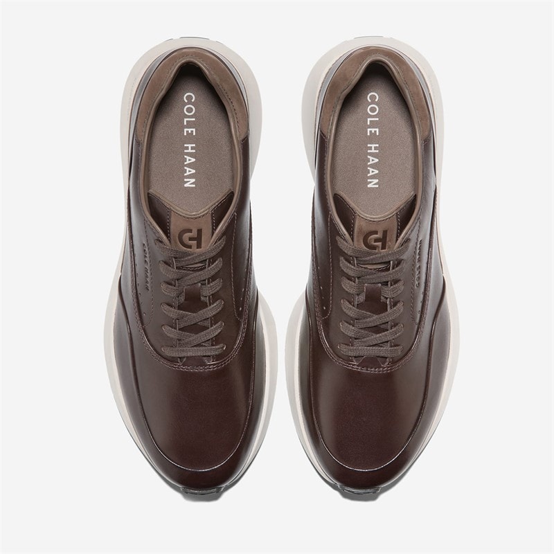 Cole Haan Mens Grandprø Luxe Mile Trainers Dark Chocolate Truffle Dark Chocolate-Truffle - Image 3