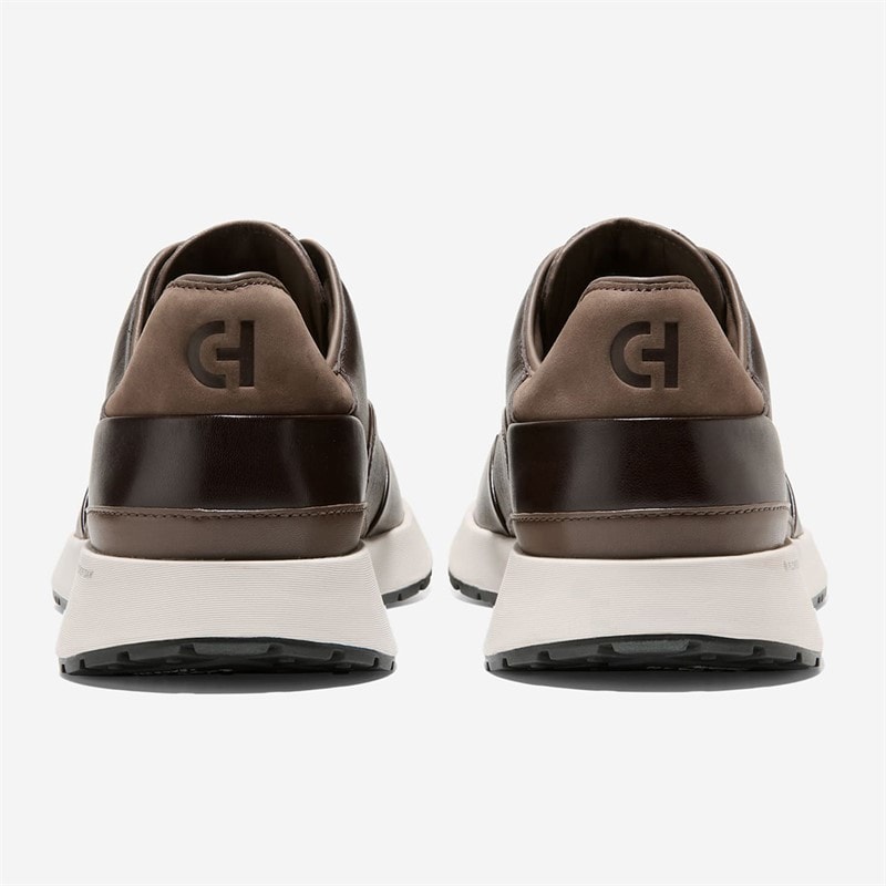 Cole Haan Mens Grandprø Luxe Mile Trainers Dark Chocolate Truffle Dark Chocolate-Truffle - Image 4