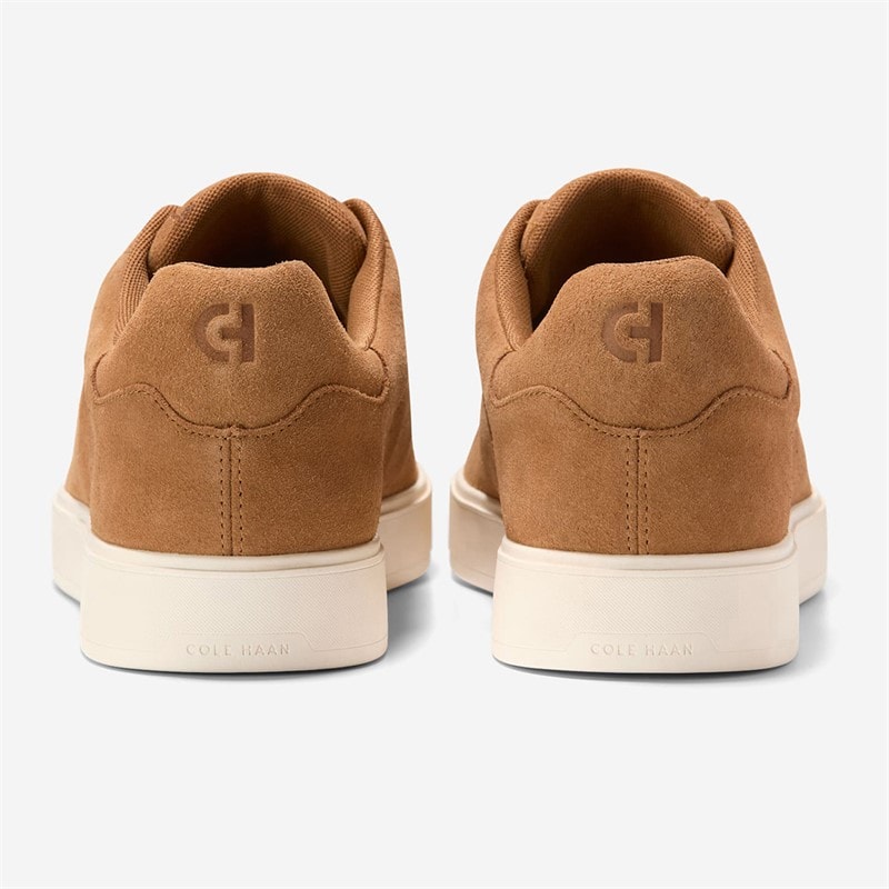 Cole Haan Mens Grandprø Luxe Slip-On Trainers Golden Toffee/Sesame/Ivory Golden Toffee-Sesame-Ivory - Image 4