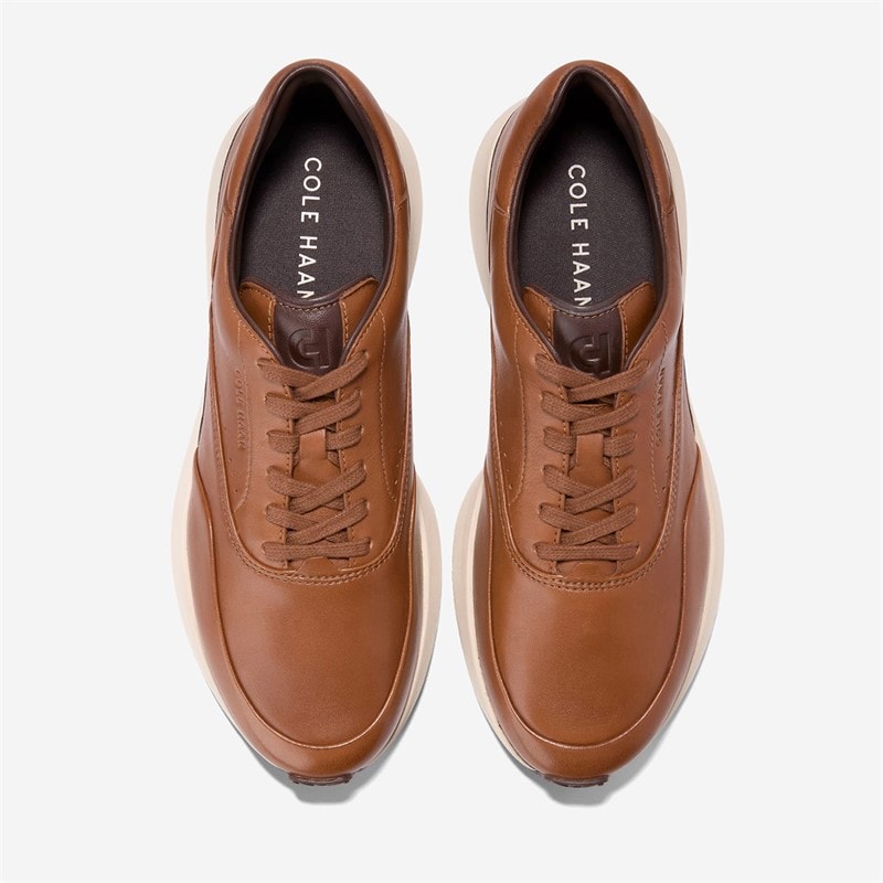 Cole Haan Mens Grandprø Luxe Mile Trainers British Tan/Madeira British Tan-Madeira - Image 3