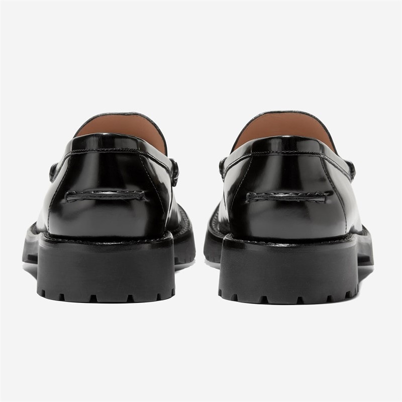 Cole Haan Womens Treena Lug Loafers Black - Image 4